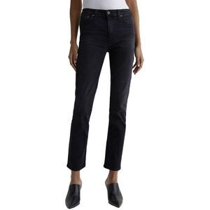 AG Womens Slim Straight Leg Jeans 29 Mari High-Waist Straight Leg City View